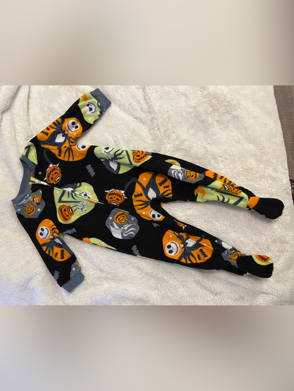 Disney Nightmare Before Christmas Footed Onesie -  size 18 month